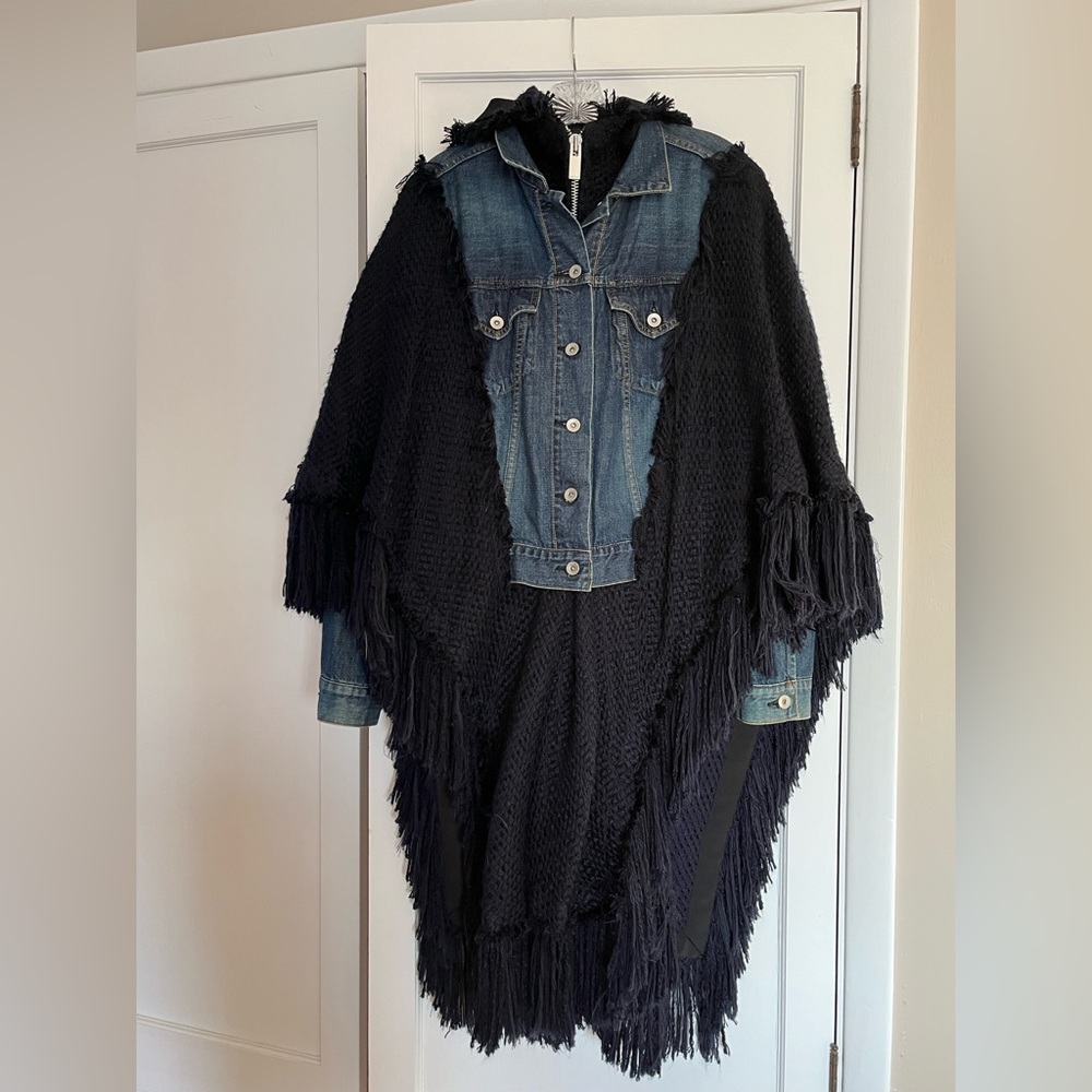 Sacai Denim and Knit Jacket